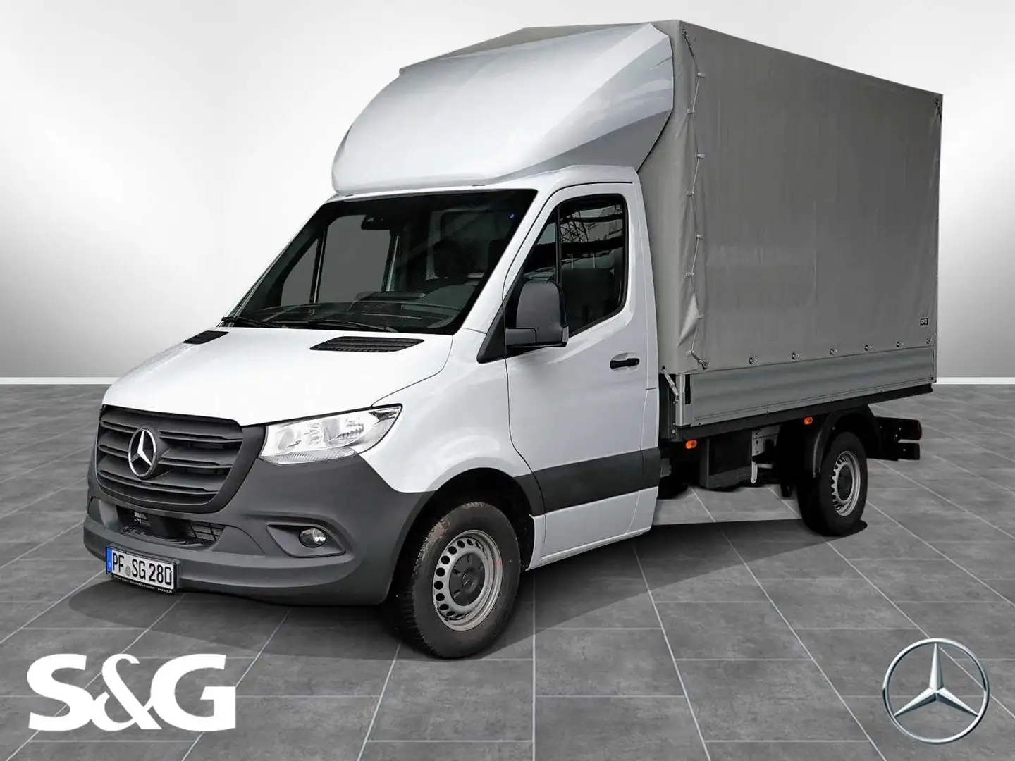 Mercedes-Benz Sprinter 317 CDI Plane Pritsche AHK 3,5T-Standhz Blanco - 1