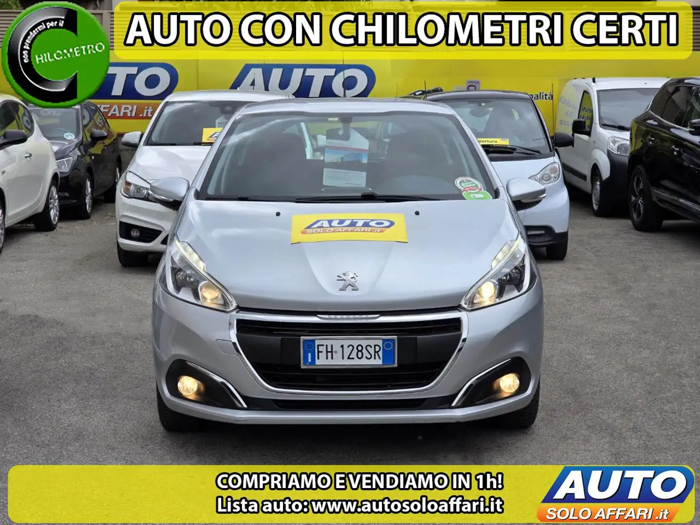 Peugeot 208 PureTech 82 5P 87.000KM NEOPATENTATI/RATE/PERMUTE Grigio - 1