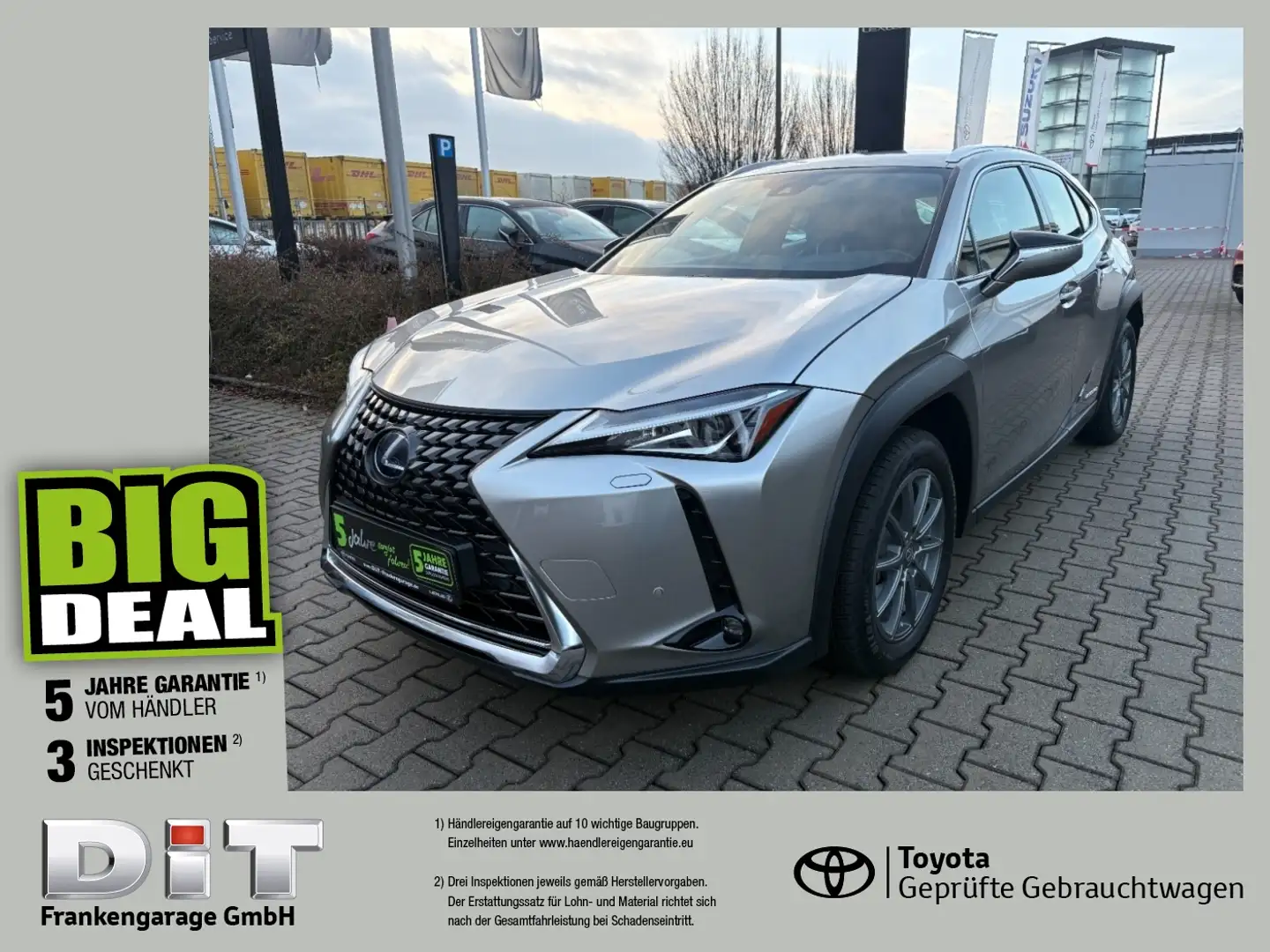 Lexus UX 250h Launch Edition LED, Navi, SHZ, Kamera, BT Silber - 1