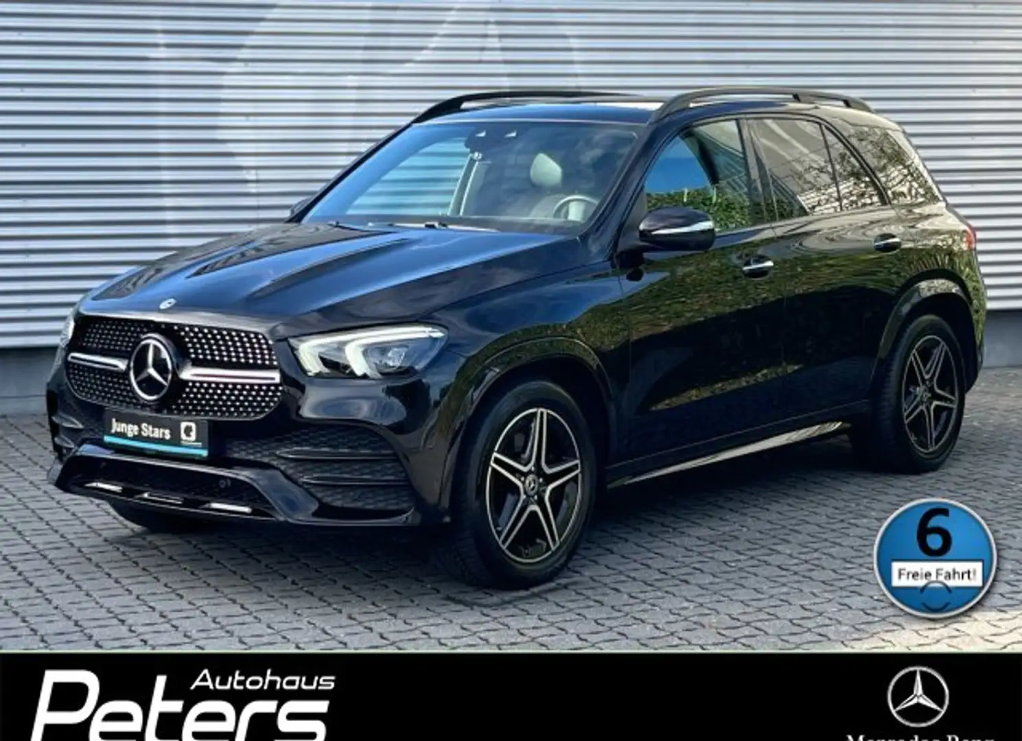 Mercedes-Benz GLE 400 GLE 400 d 4M AMG Head-Up/Night/Distronic/AHK/360 Schwarz - 1