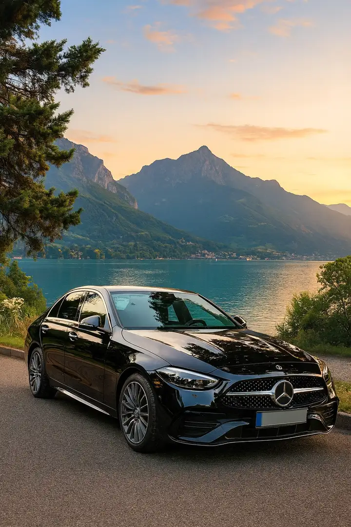 Mercedes-Benz C 220 220d 4Matic Aut. Stdhz, Pano, Garantie, HUD Schwarz - 1