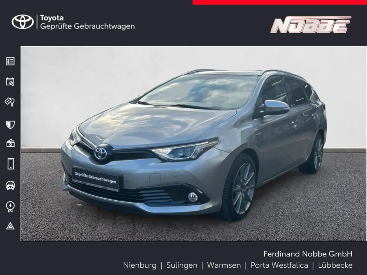 Toyota Auris 1.8 VVT-i Hybrid Automatik Touring Sports Team Deu Argintiu - 1