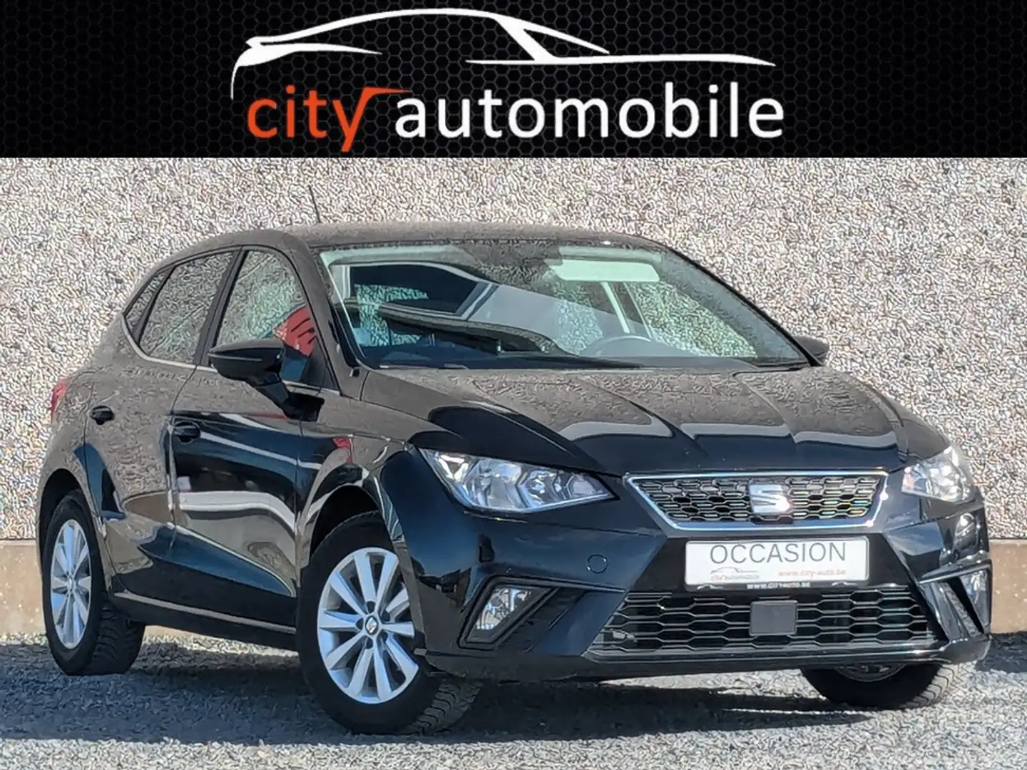 SEAT Ibiza 1.0i CLIM AUTO BLUETOOTH GPS Noir - 1