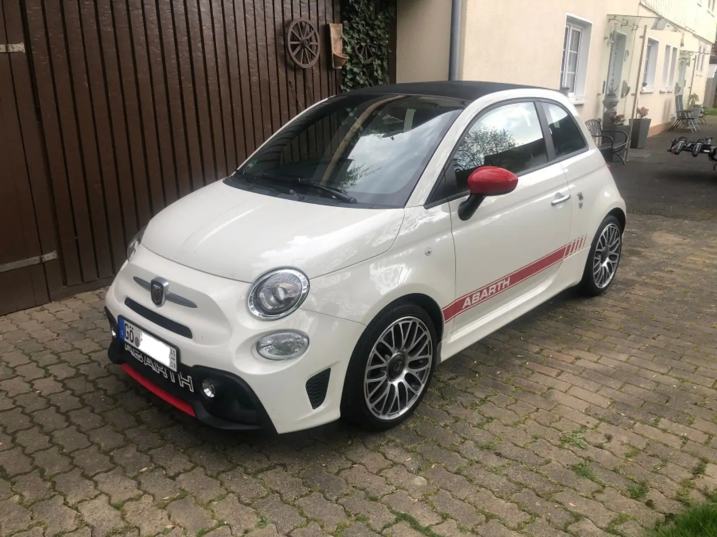 Fiat 595 Abarth 500 595 Abarth Cabrio "Turismo" Weiß - 1