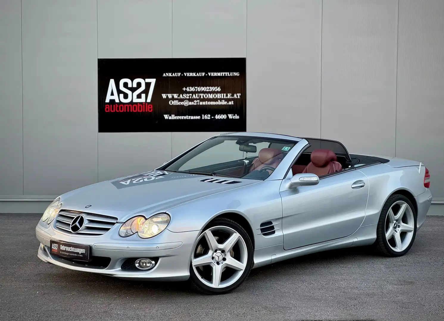 Mercedes-Benz SL 350 Roadster Aut. Stříbrná - 1