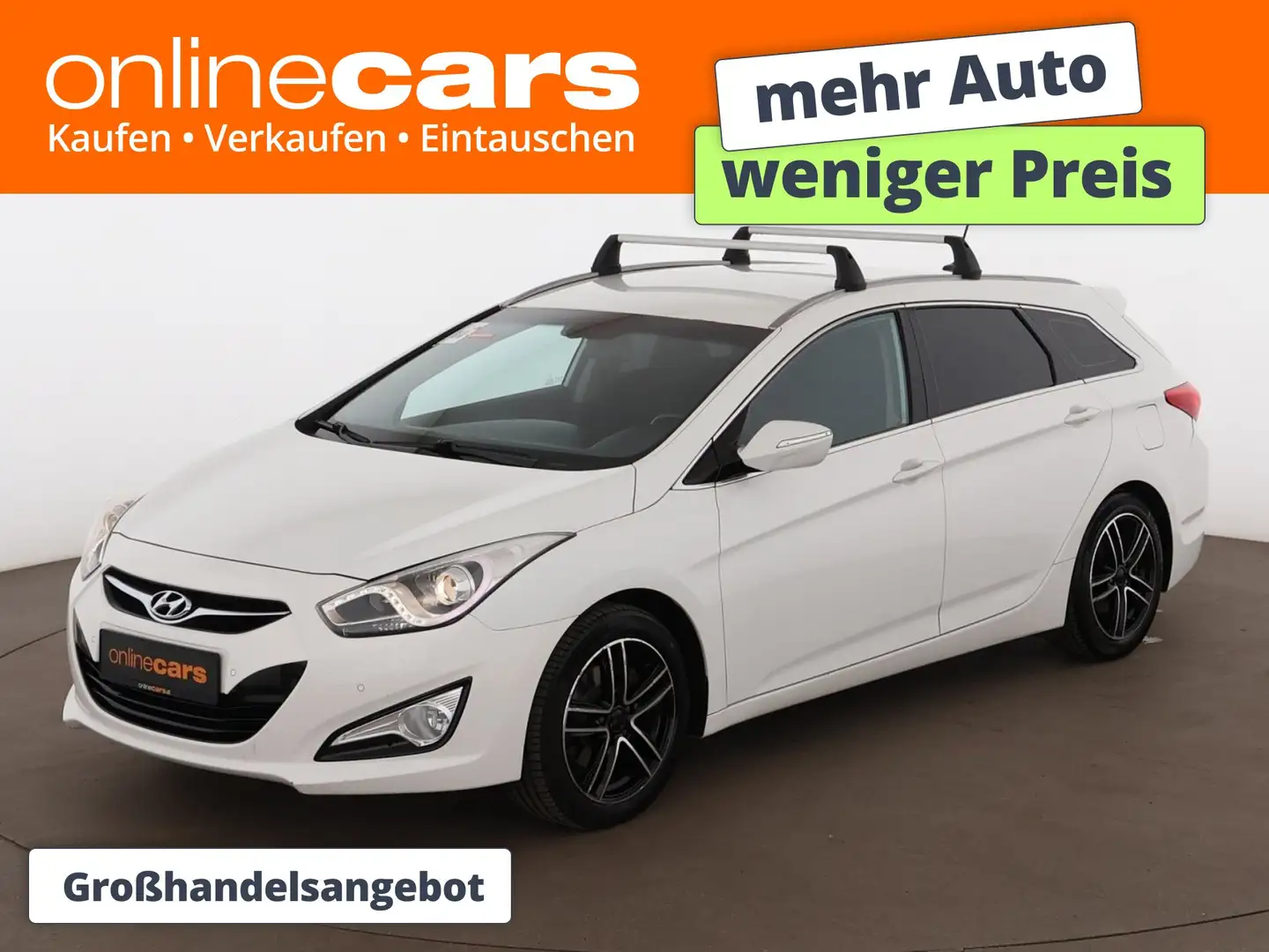 Hyundai i40 cw 1.6 Diesel TEMPOMAT PARKHILFE KLIMA RADIO Weiß - 1