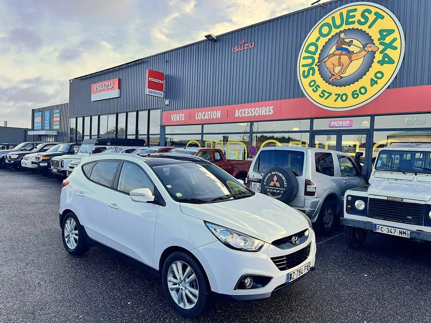 Hyundai iX35 IX 35 2.0 CRDi 136 4x4 Pack Premium Limited Blanc - 1