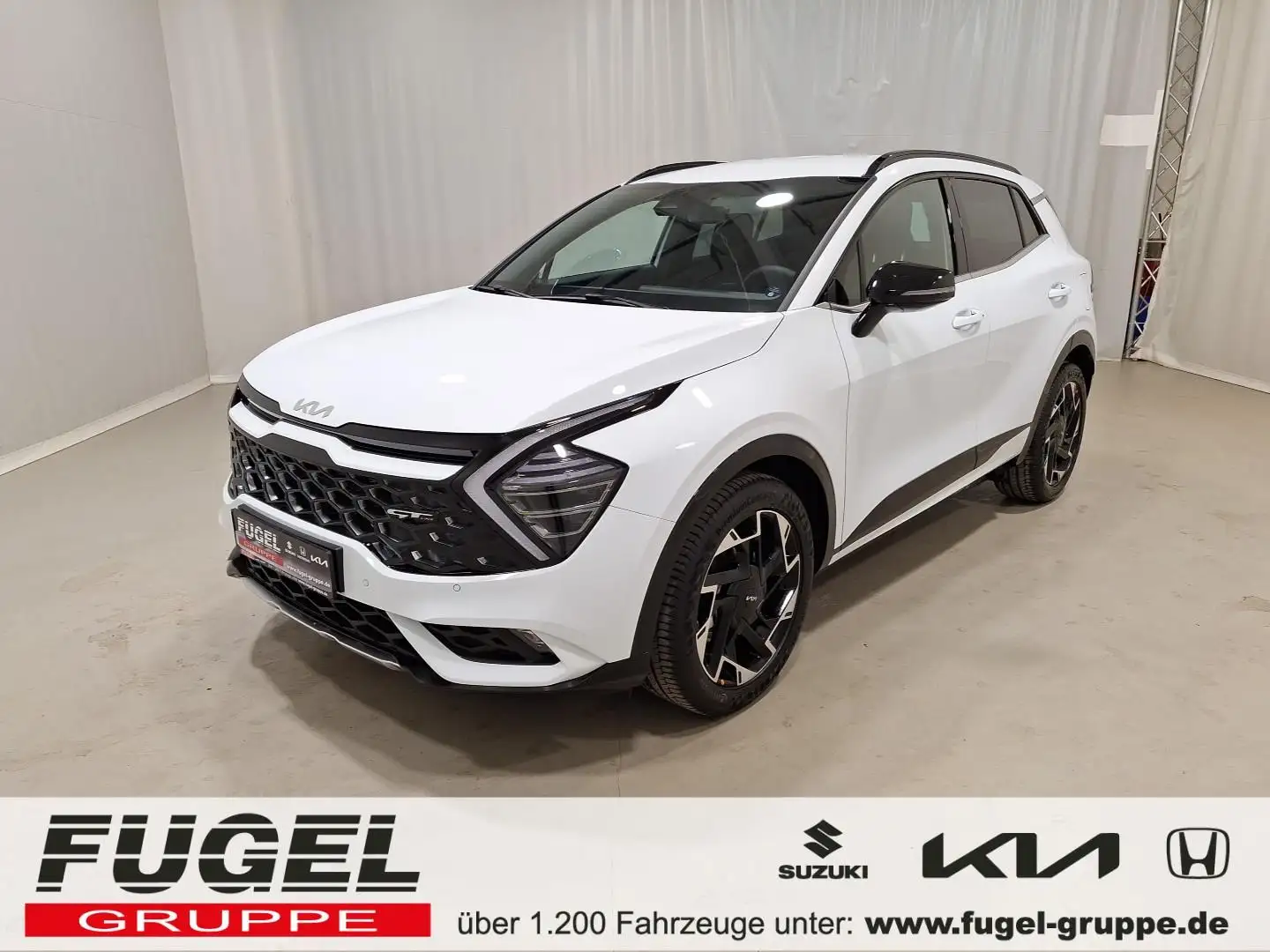 Kia Sportage 1.6 T-GDi 48V DCT GT-Line LED|Navi|4xSHZ Weiß - 1