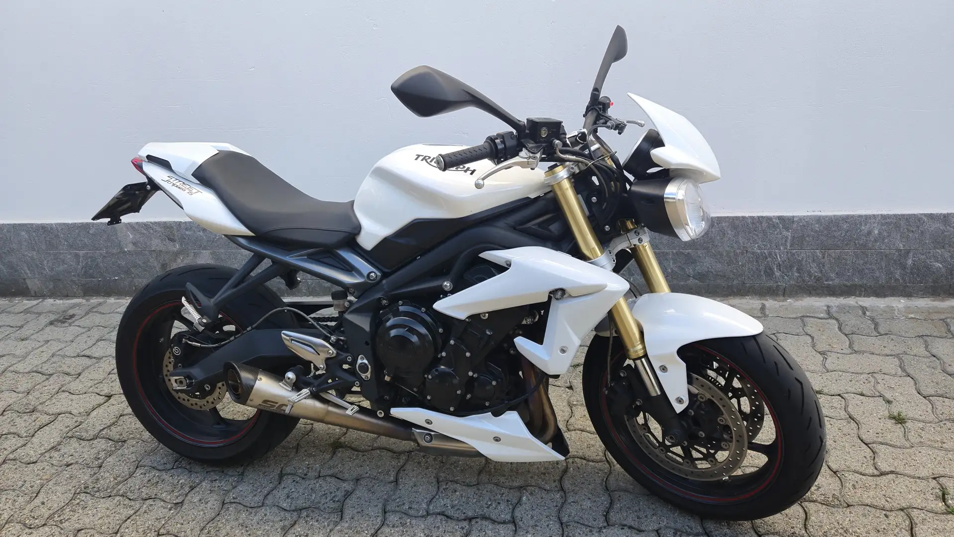 Triumph Street Triple 675 ABS Bianco - 1