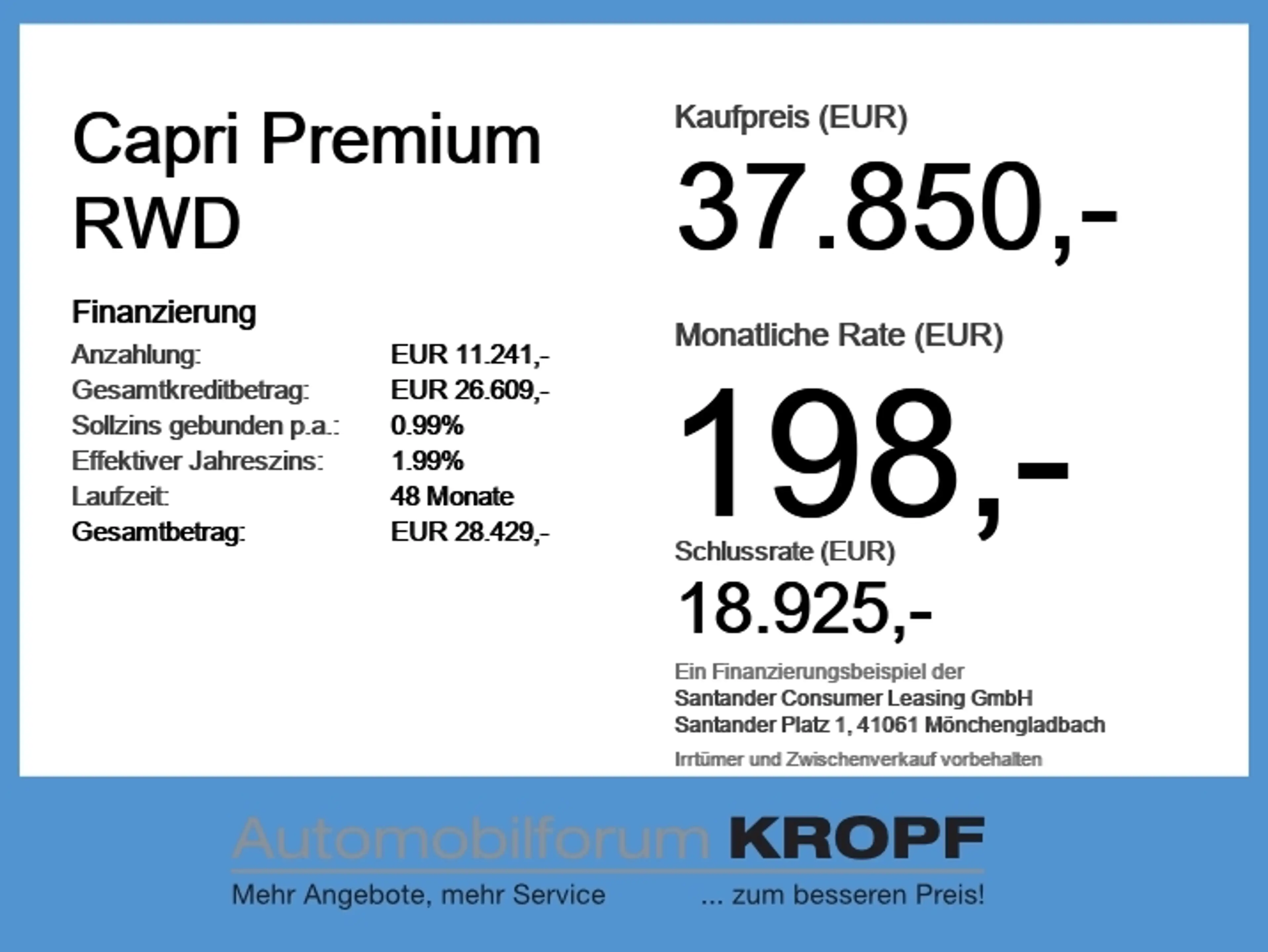 Ford Capri Premium EXTENDED RANGE RWD iACC*360*HUD*AHK — photo 6