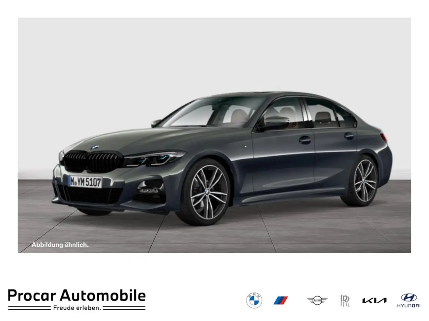 BMW 330 i M Sport HUD NAVI LED Laser PDC V+H DAB Gris - 1