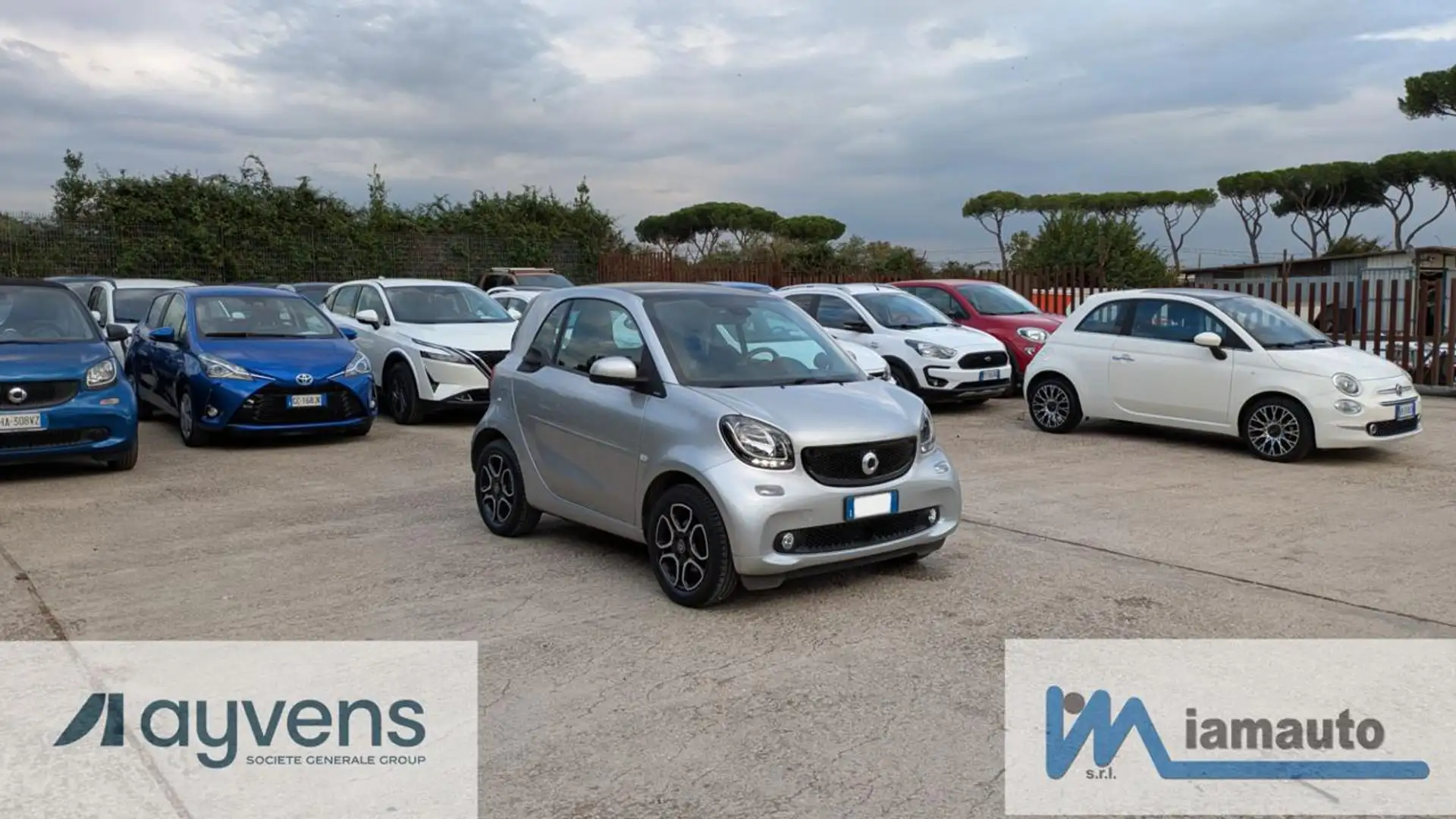 smart forTwo PASSION 1.0cc 71cv TETTO PANORAMICO CRUISE CONTROL Grigio - 1