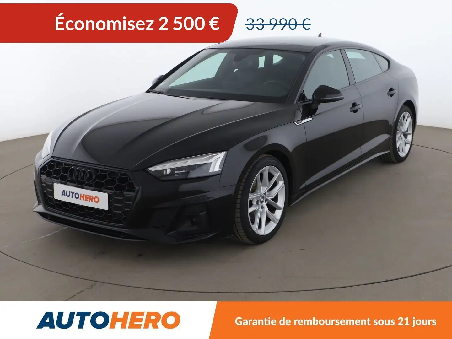 Audi A5 35 TDI S Line S Tronic 7 Noir - 1