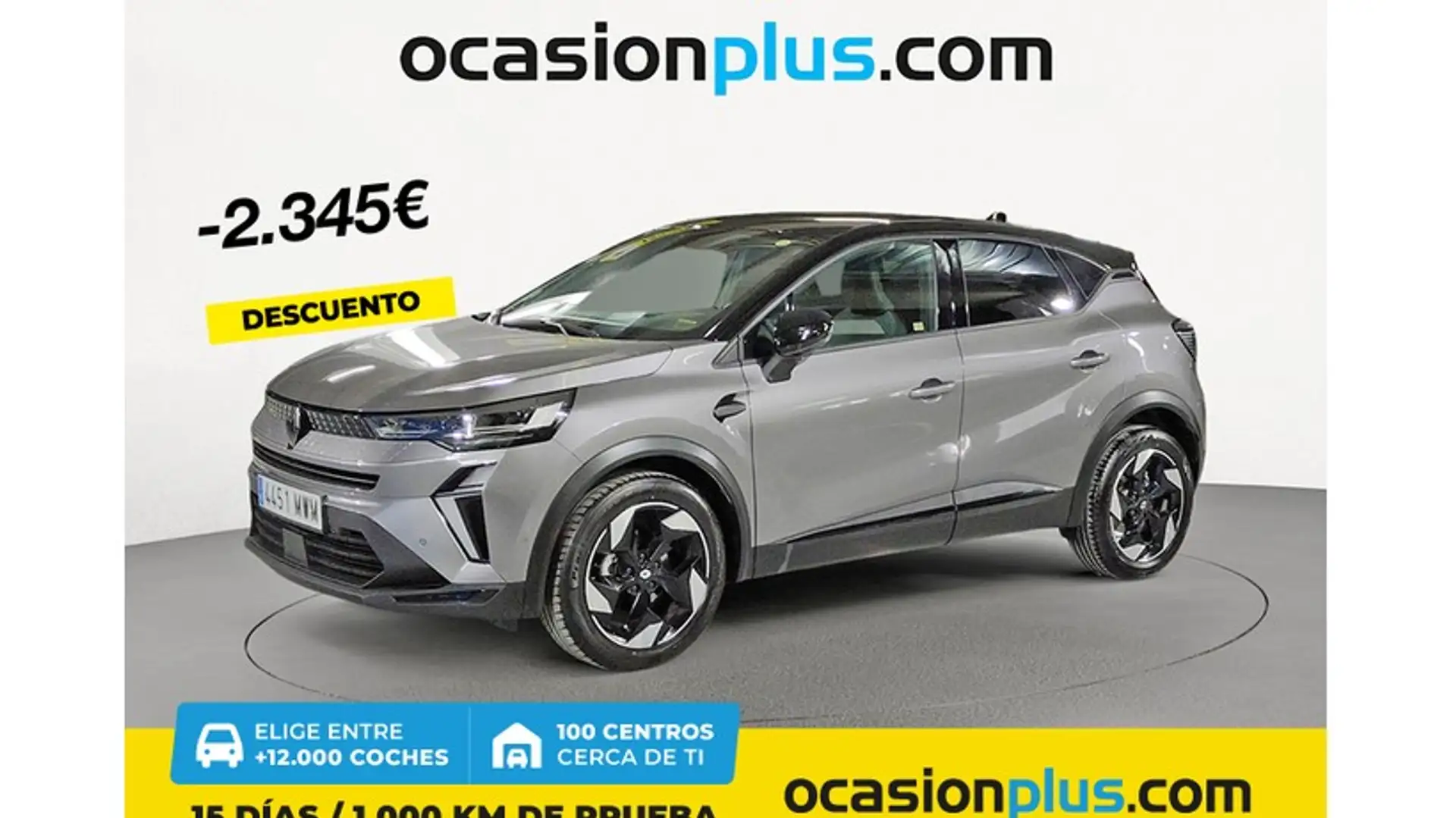 Renault Captur TCe GPF Micro Híbrido Techno EDC 117kW Gris - 1