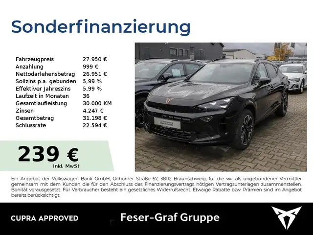 Cupra Formentor 1.5 eTSI DSG APP AHK ACC LED SiHz