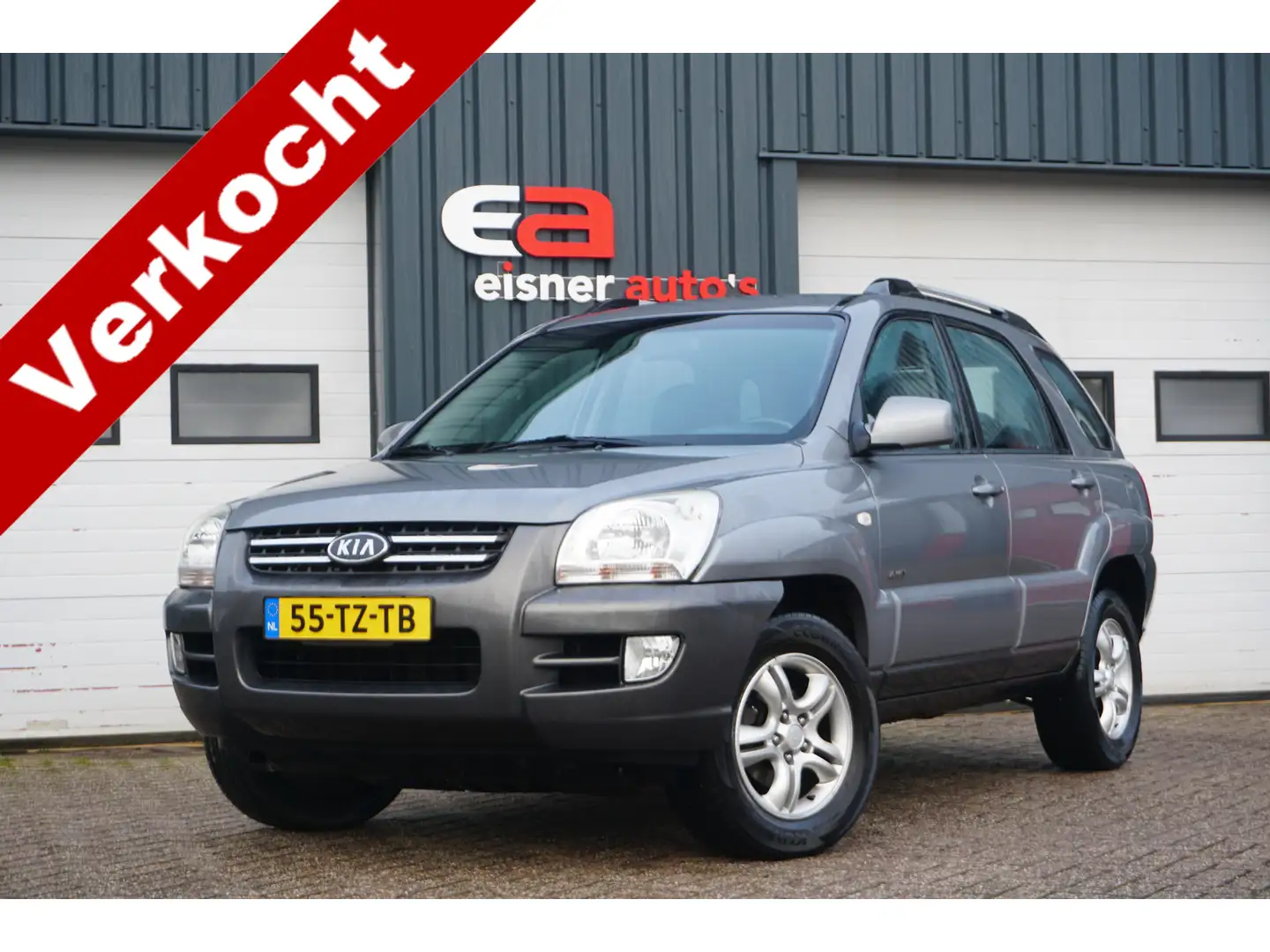Kia Sportage 2.7 V6 Adventure 4WD | AUTOMAAT | TREKHAAK | Grau - 1