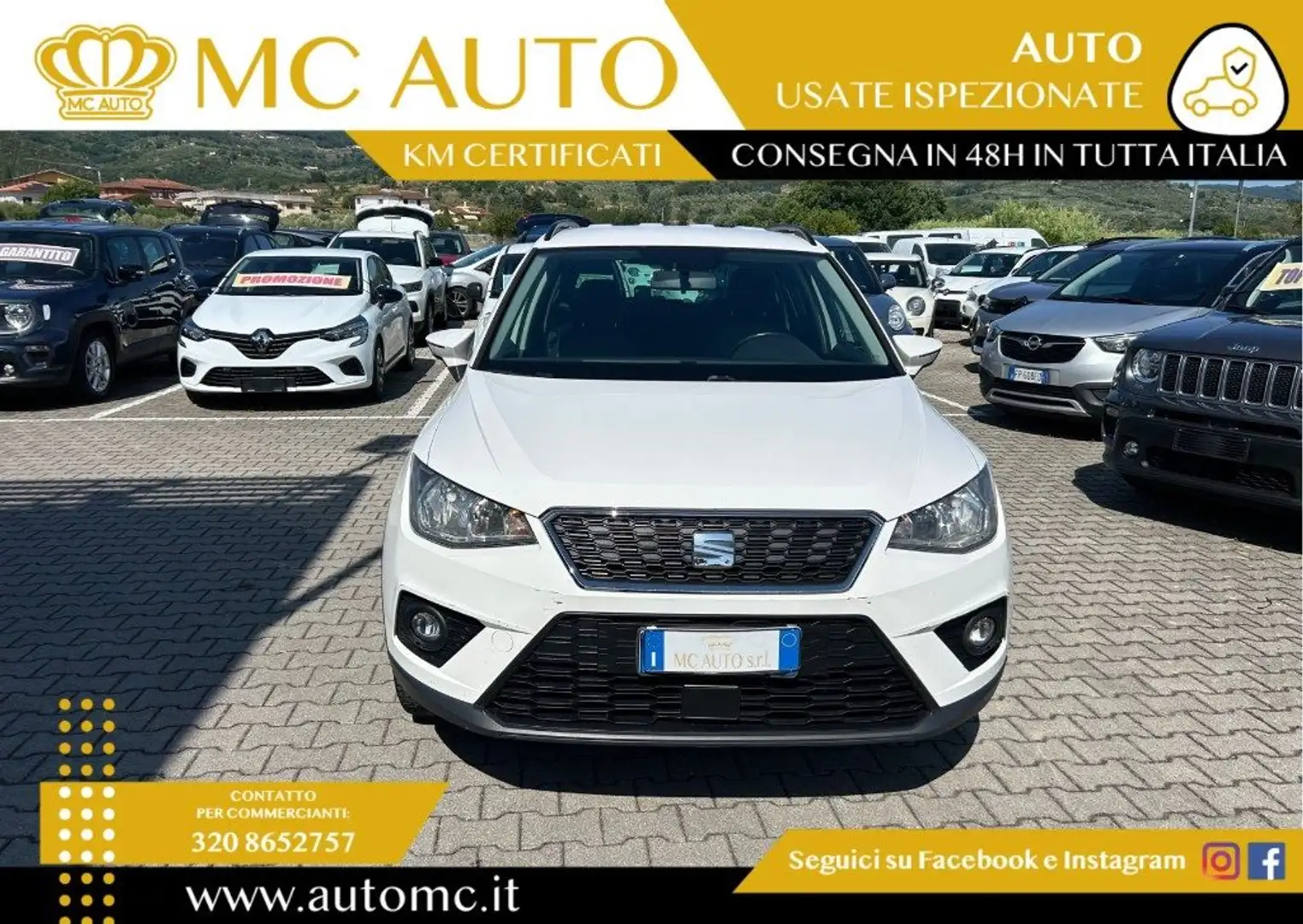 SEAT Arona 1.0 TGI Style Bianco - 2