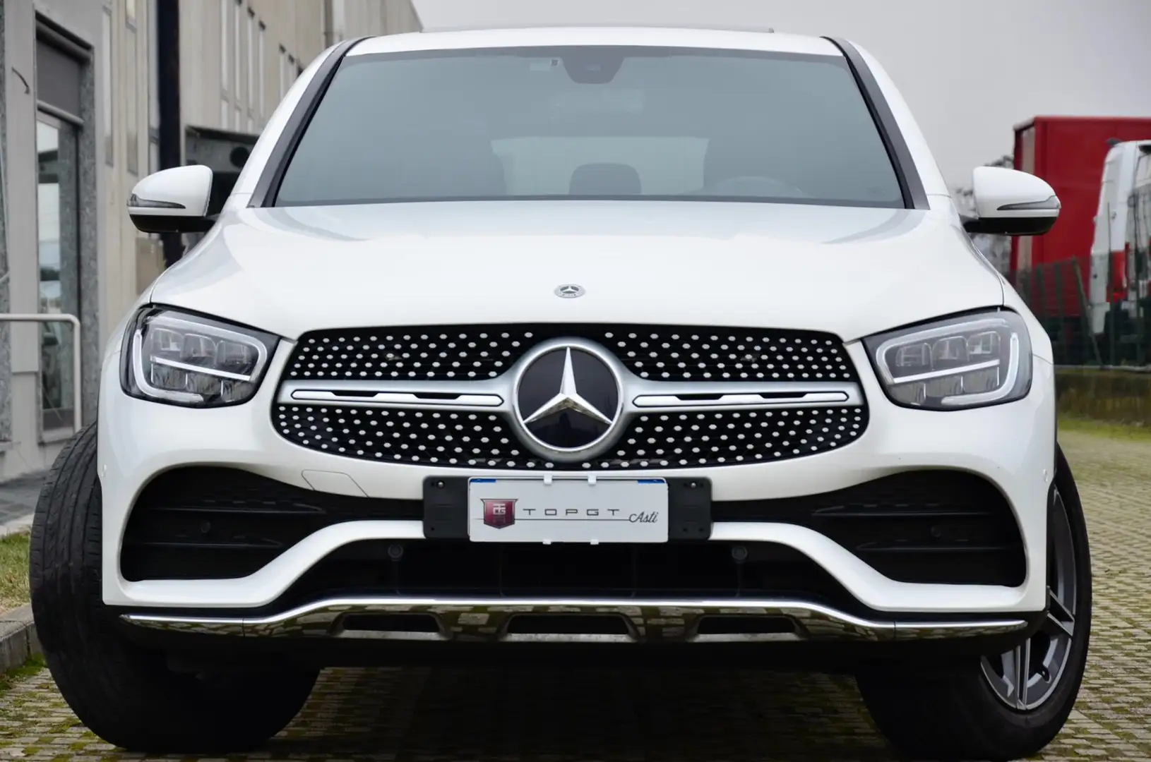 Mercedes-Benz GLC 200 Coupe 200d Premium 4matic 163cv auto TETTO Bianco - 2