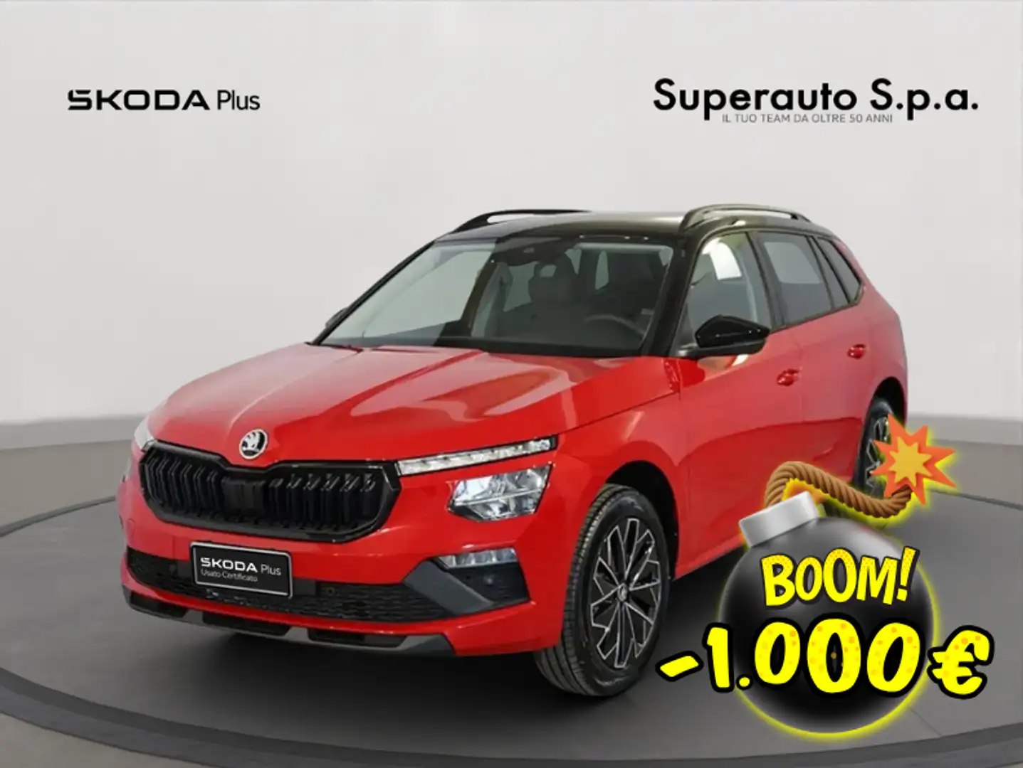 Skoda Kamiq 1.0 TSI 115 CV DSG Style Rosso - 1