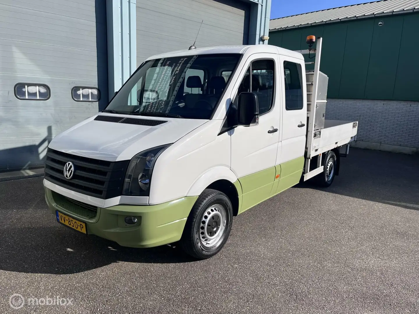 Volkswagen Crafter 35 2.0 TDI Euro 6 Dubbele cabine Open laadbak Pick Wit - 2
