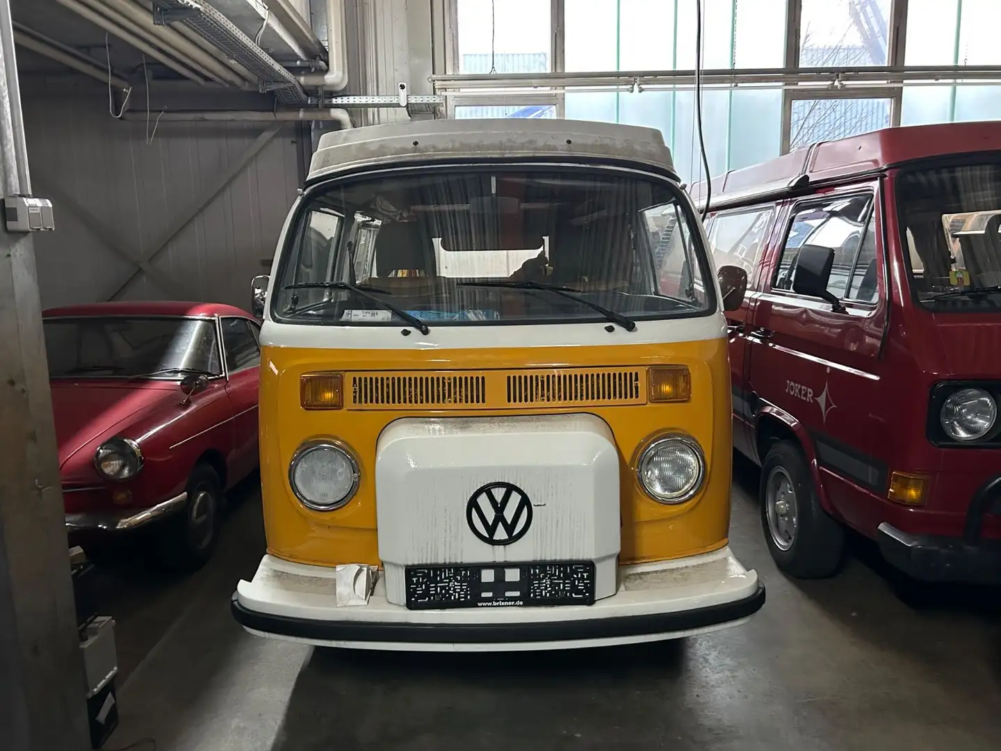Volkswagen T2 b Westfalia Berlin*deutsches Fahrzeug* Sárga - 2