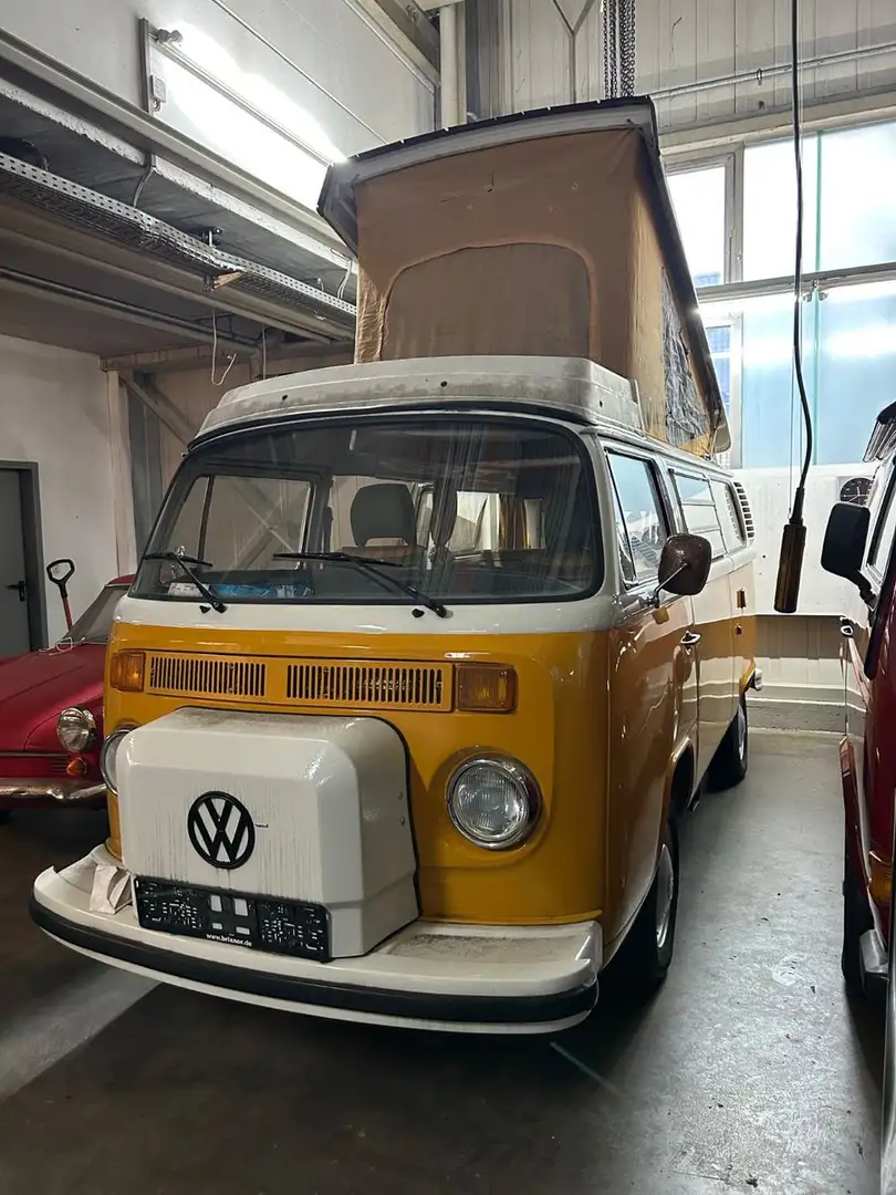 Volkswagen T2 b Westfalia Berlin*deutsches Fahrzeug* Sárga - 1