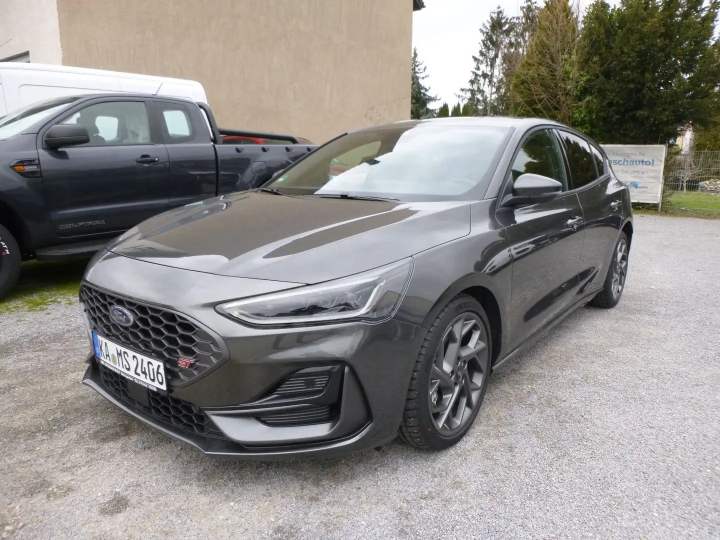 Ford Focus 2.3 EcoBoost ST Automatik SYNC4 FGS 7/100 Gris - 1