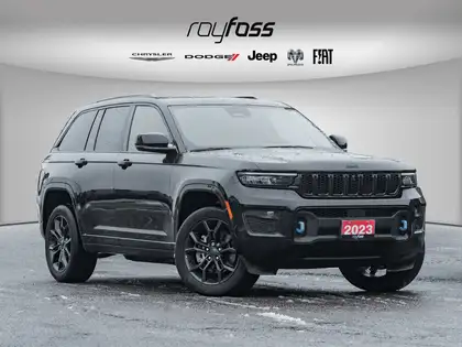Black 2023 Jeep Grand Cherokee 4xe 30th Anniversary 4WD SUV / Crossover Four-Wheel Drive 8-Speed Automatic