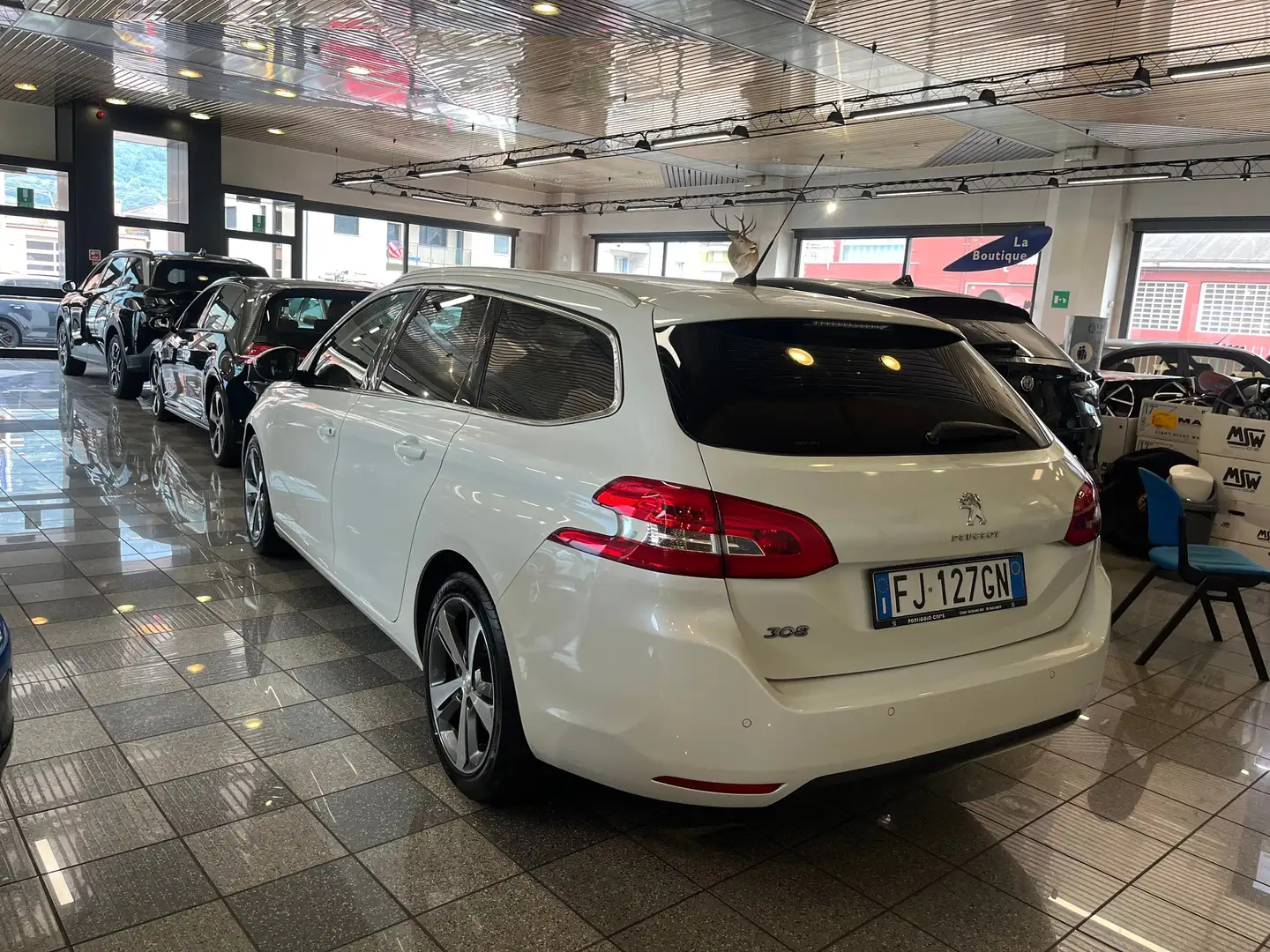 Peugeot 308 308 SW 1.6 bluehdi AUTOMATICA EAT6 ALLURE PERFETTA Bianco - 2