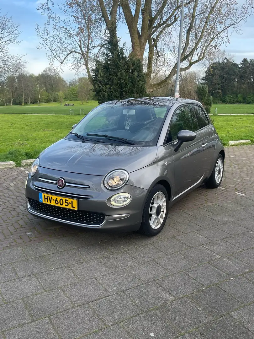 Fiat 500 0.9 TwinAir T Lounge Grijs - 1