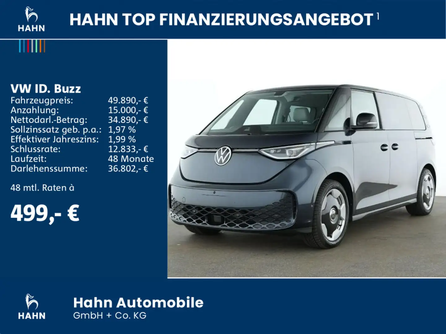 Volkswagen ID. Buzz ID.Buzz PRO 150KW LED Matrix AHK  ACC Area View Azul - 2