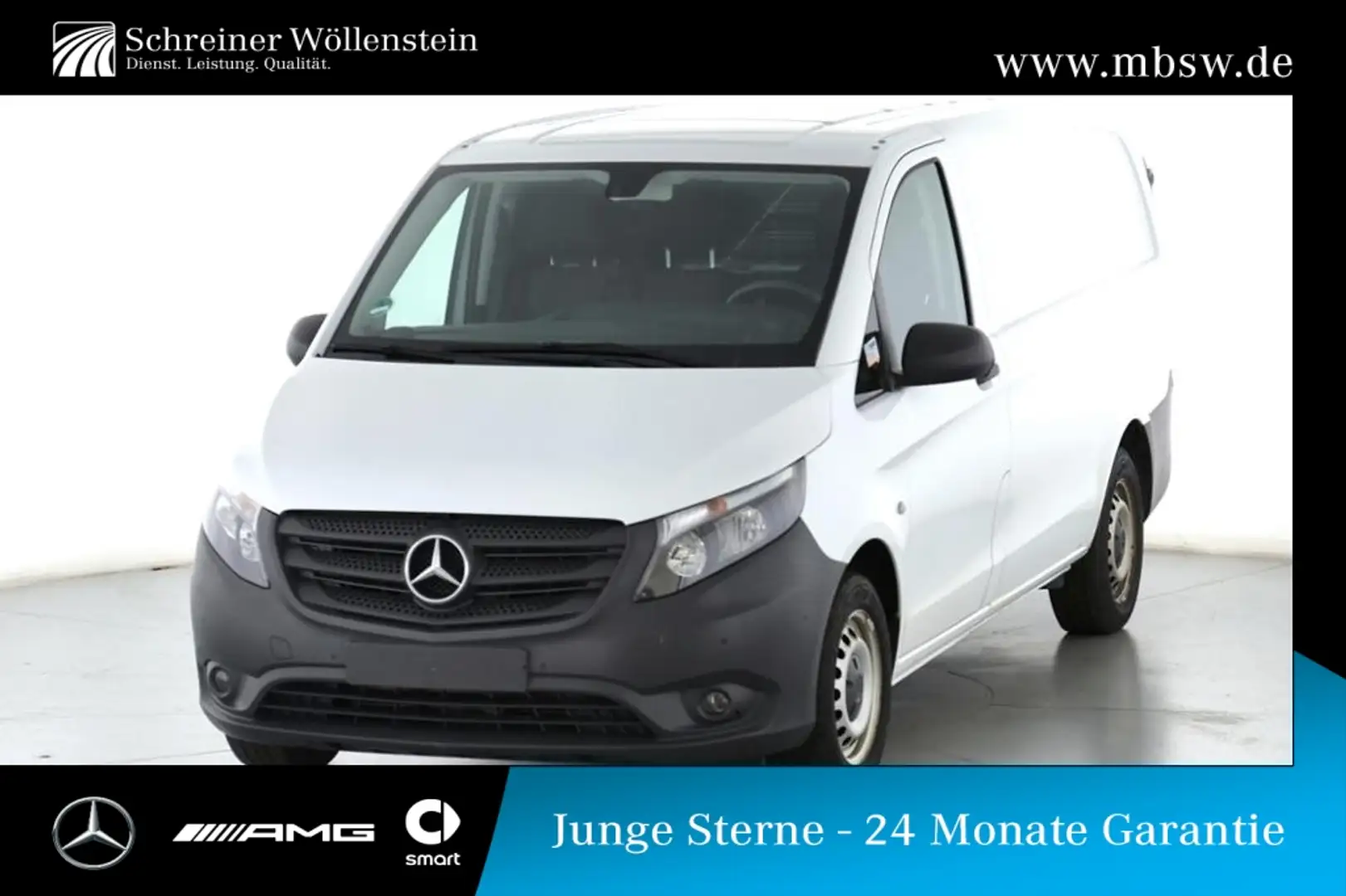 Mercedes-Benz Vito 114 KA lang SORTIMO Klima*Tempomat*Regal*BT Weiß - 1