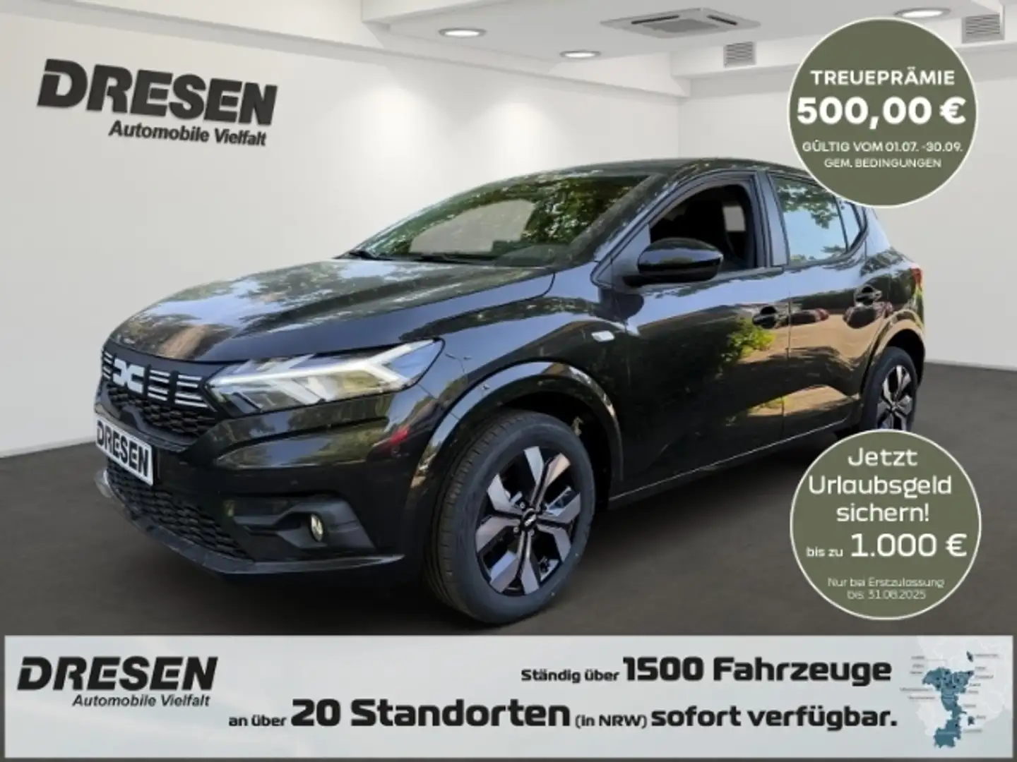 Dacia Sandero III 1.0 Expression TCe 90 NAVI ALUFELGEN WINTERPAK Noir - 1