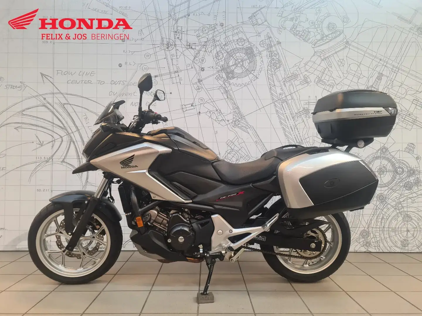 Honda NC 750 NC750X Zwart - 2