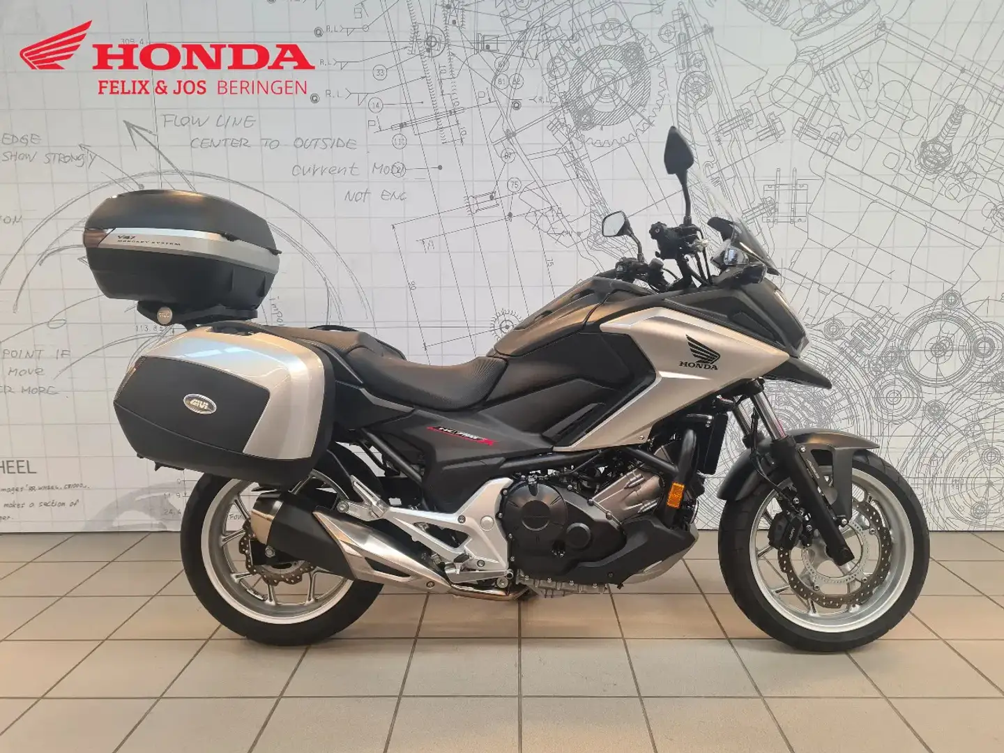 Honda NC 750 NC750X Zwart - 1
