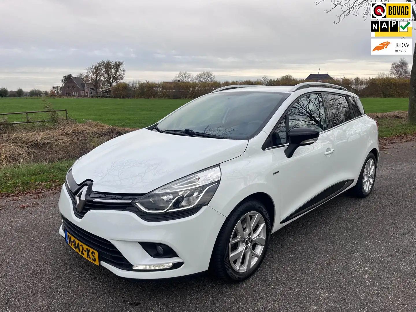 Renault Clio Estate 0.9 TCe Limited 1e eig trekhaak Blanc - 1