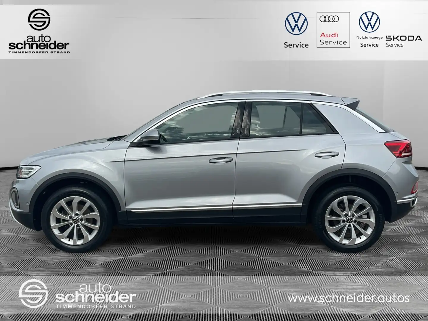 Volkswagen T-Roc T-Roc 1.5 TSI DSG Style LED+ Rückfahrkamera  ACC Silber - 2