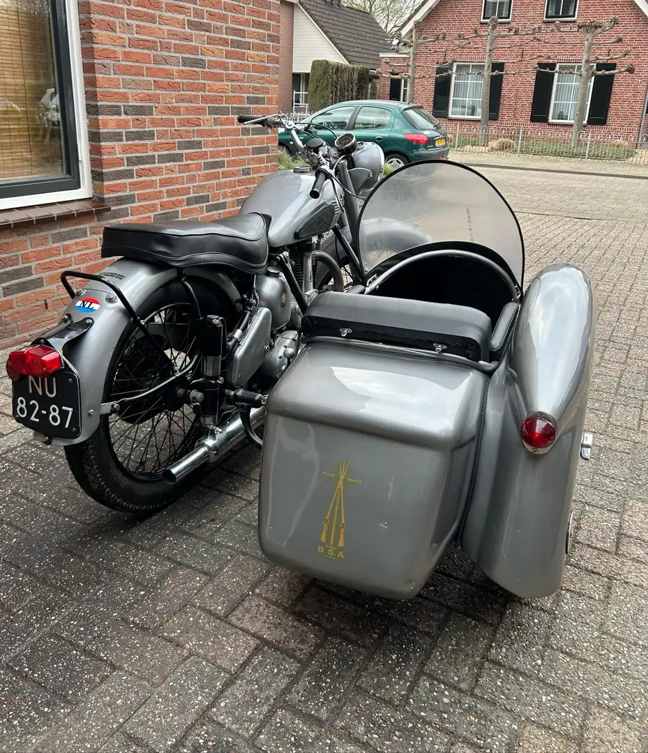 BSA B 33 met zijspan Gris - 2
