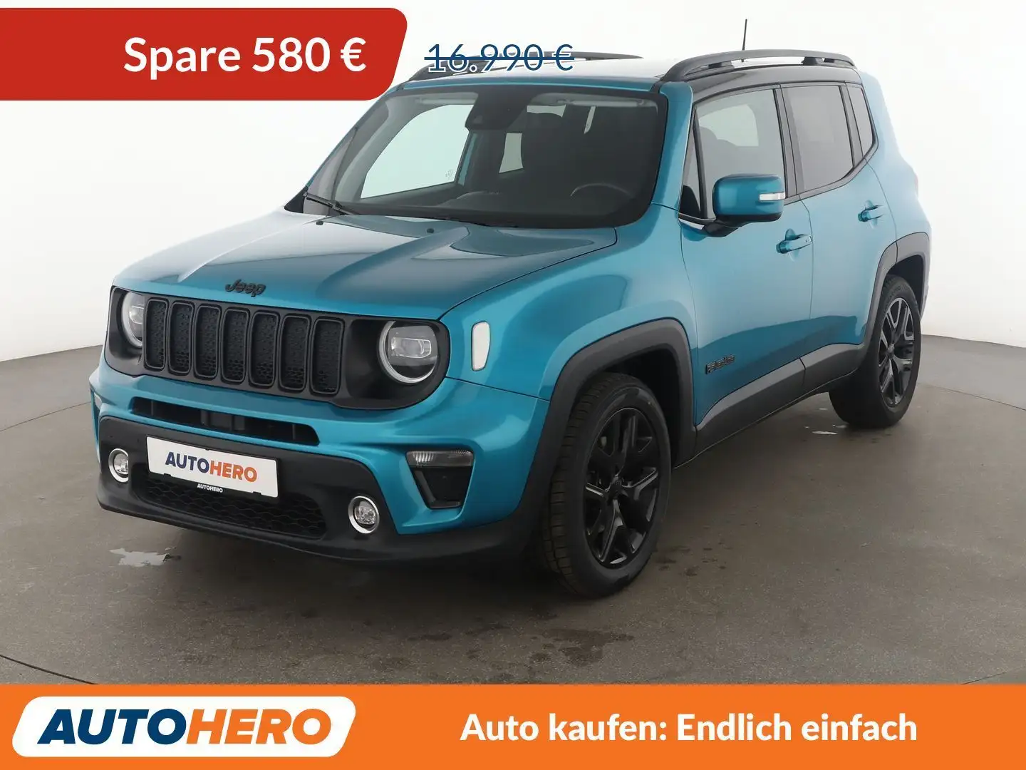 Jeep Renegade 1.3 TGDi Limited 4x2 Aut*NAVI*ACC*CAM*PDC*SHZ* Blau - 1