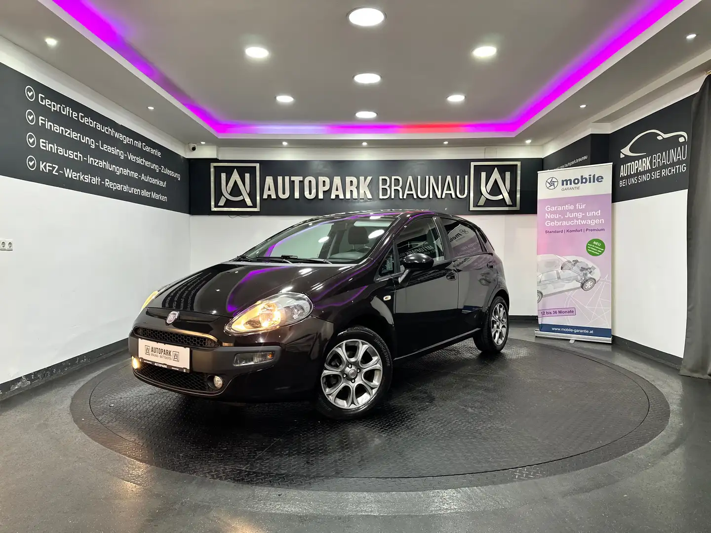 Fiat Punto 1.4 EVO Racing *NEUES-PICKERL*KLIMA* Schwarz - 1