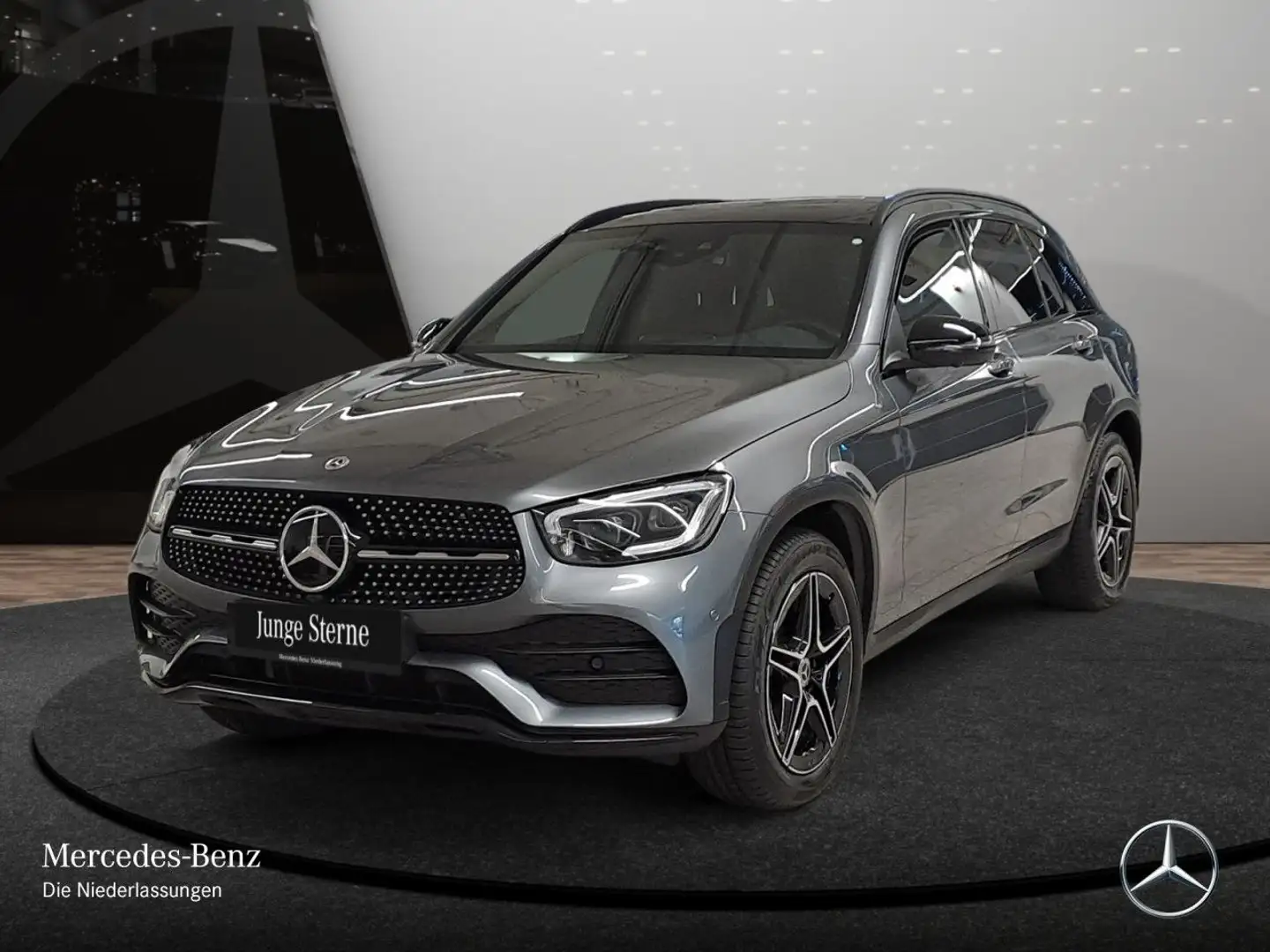 Mercedes-Benz GLC 400 d 4M AMG+NIGHT+PANO+360+AHK+MULTIBEAM+HUD Сірий - 2