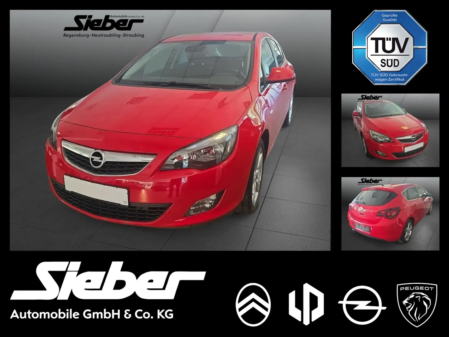 Opel Astra J 1.4 Turbo Sport *Sitzheizung*PDC* Rood - 1