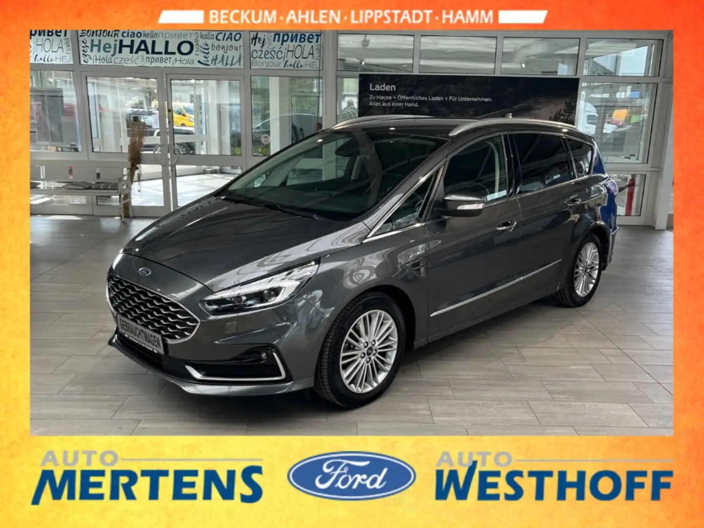 Ford S-Max Vignale 2.0 Kamera AHK Sitze klimatisiert PDC Grigio - 1