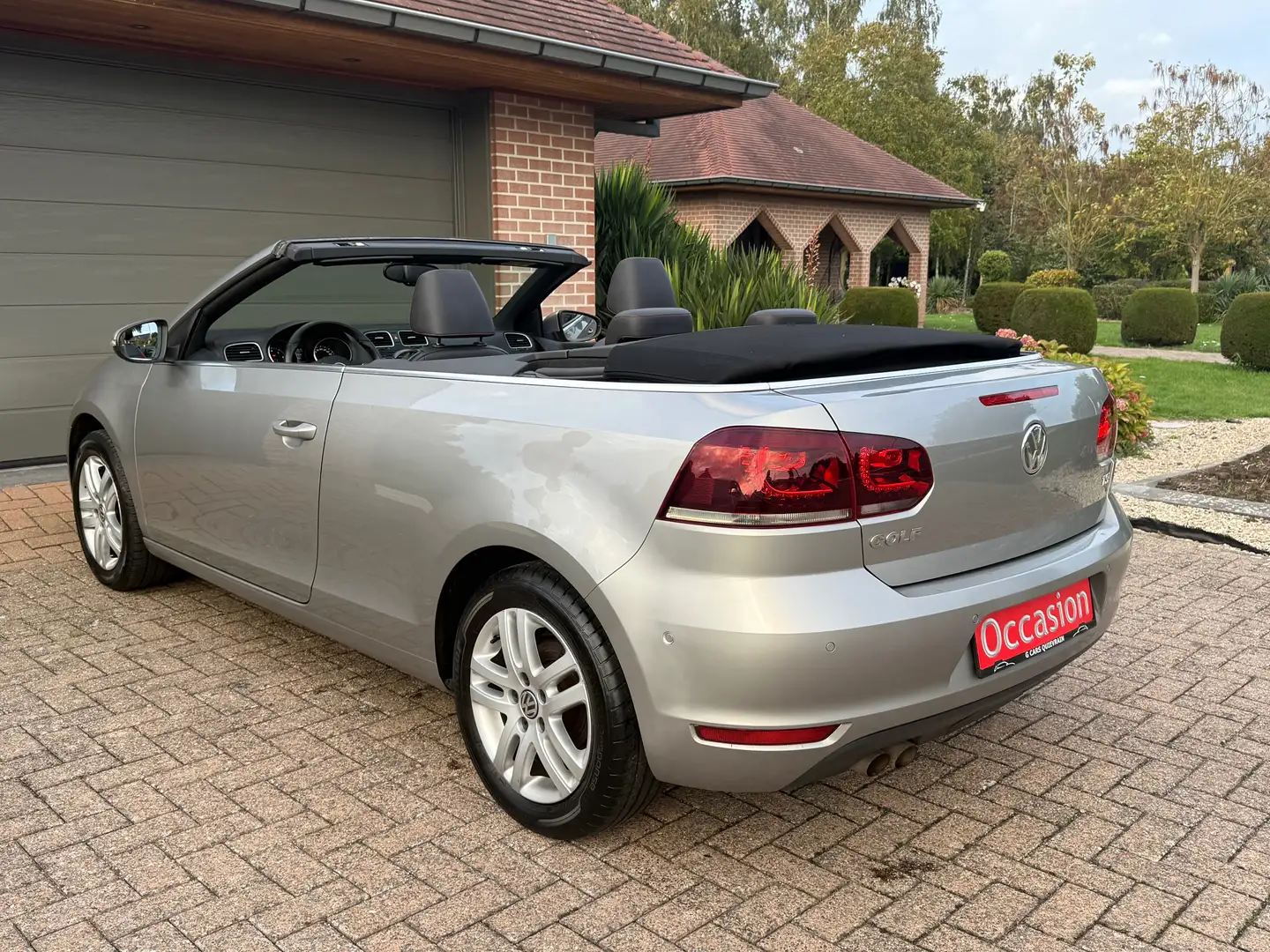 Volkswagen Golf Cabriolet 1.4 TSI DSG BOITE AUTO/1 ER PROP./CARNET/GAR.1AN Grijs - 2
