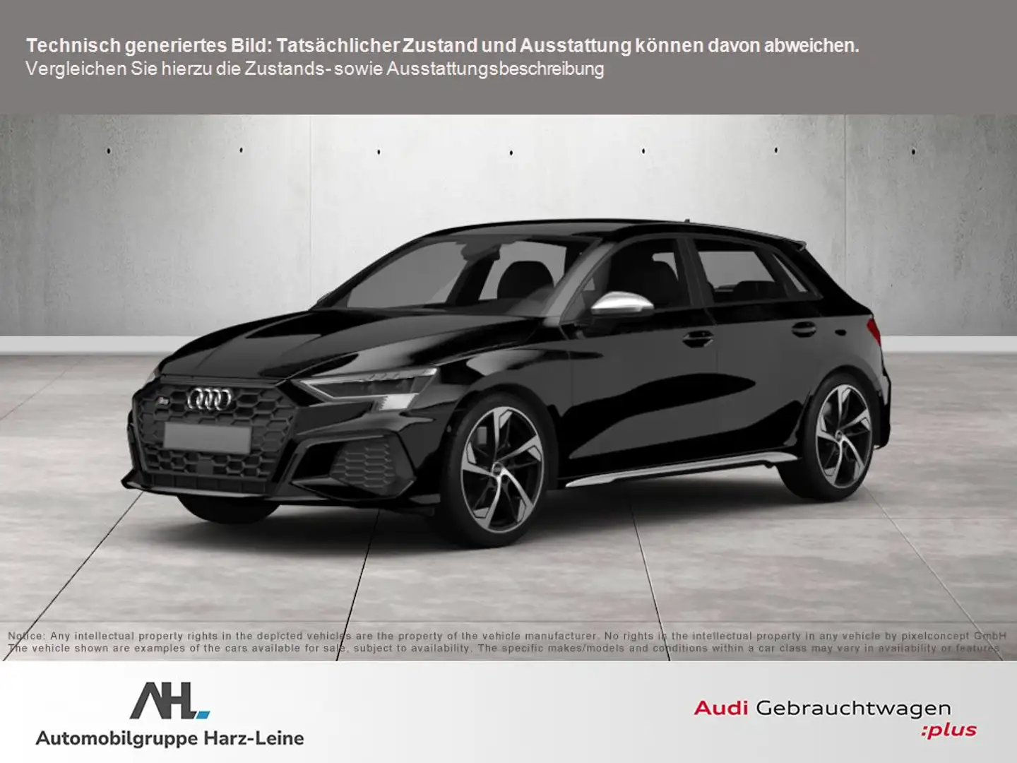 Audi S3 Sportback 2.0 TFSI quattro S-tronic Matrix Navi AC Schwarz - 1