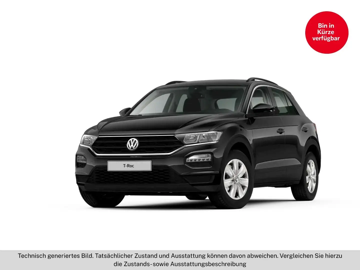 Volkswagen T-Roc 1.0 TSI ASSIST+SHZ+SoundSys+Winterp.+SpurH Schwarz - 2