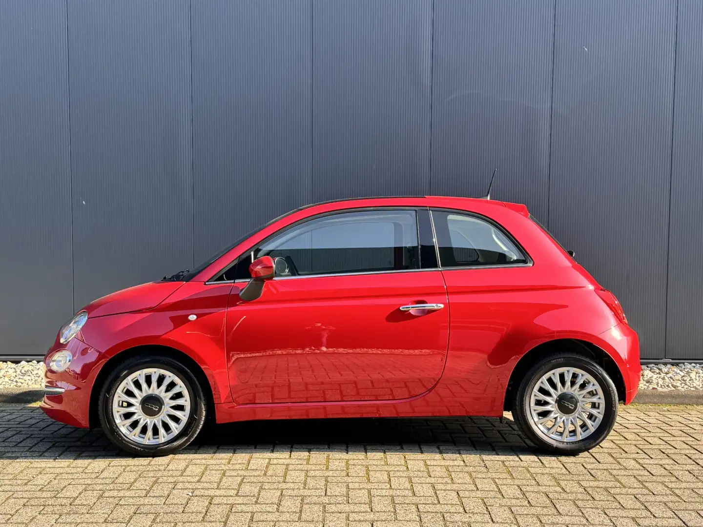 Fiat 500 0.9 TwinAir Turbo Lounge | Panorama dak | Navigati Rot - 2