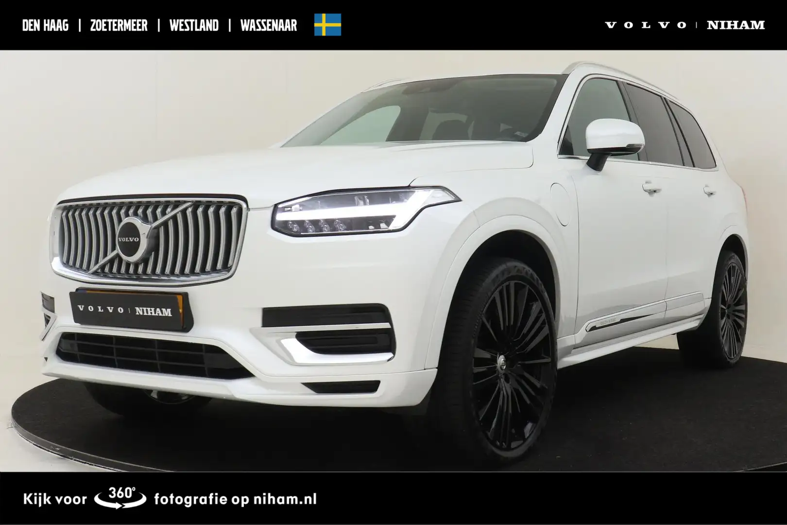 Volvo XC90 T8 RECHARGE AWD INSCRIPTION EXPRESSION -LEDER|POWE Blanc - 1