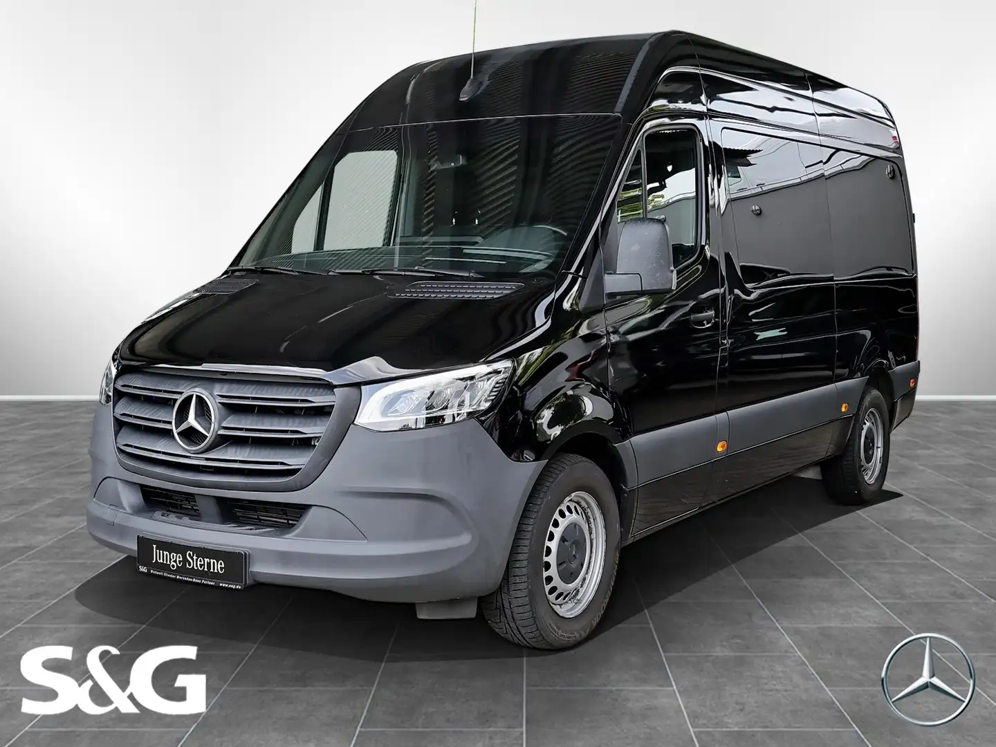 Mercedes-Benz Sprinter 214 CDI Tourer Hochdach Standard Zwart - 1