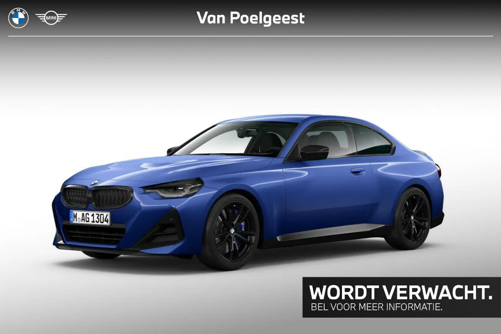 BMW 220 2 Serie Coupé 220i Blauw - 1